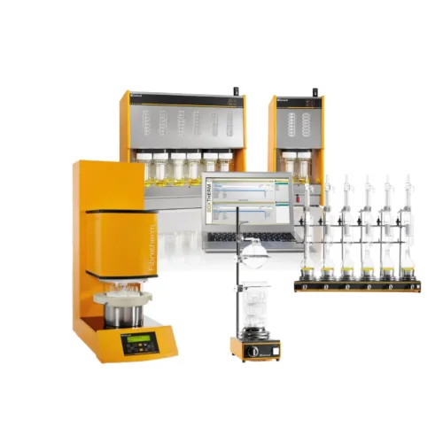 Equipment for determining nitrogen/fat/fibre content